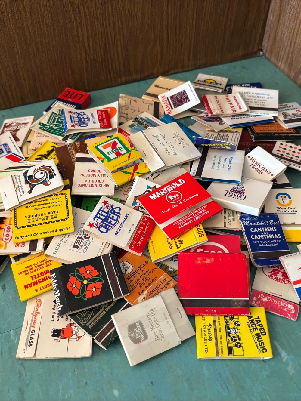 100 vintage match book covers ephemera collectible scrapbooking
